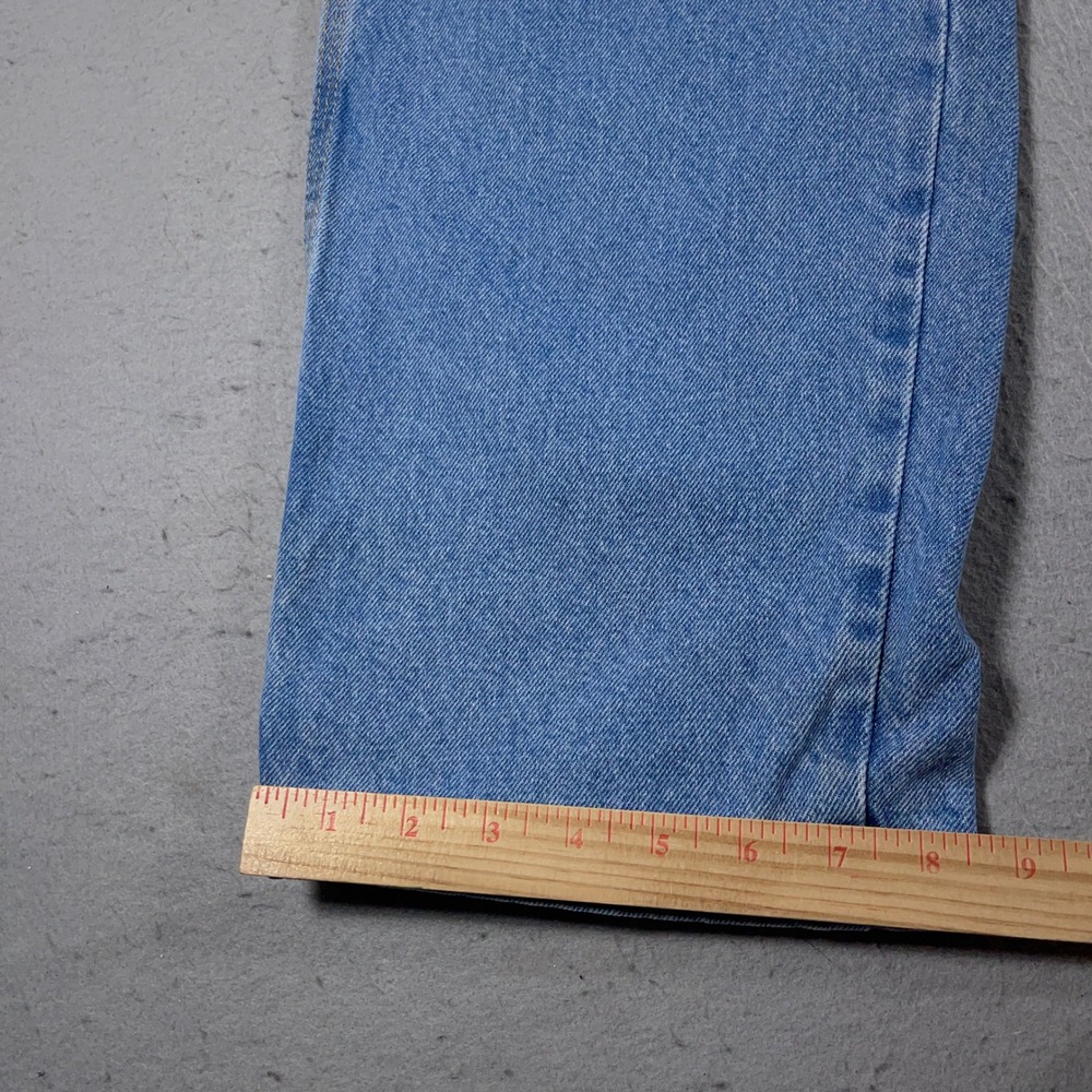 Wrangler Rugged Wear Jeans Men's 32x32 Denim Carpenter Utility Pants Light Wash - Picture 4 of 11